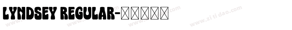 Lyndsey Regular字体转换